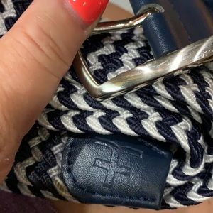 Five Four blue white weave belt